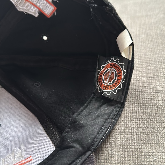 Vintage Harley Davidson Eyewear Snapback Hat / 90s / 100% Cotton - Picture 6 of 8